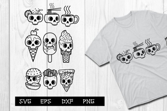 Drink and Food Skull Svg: A Designer's Review