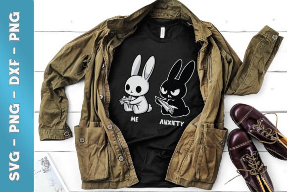 Funny Anxiety Rabbit SVG: A Designer's Review