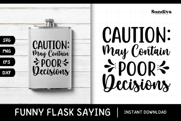 Funny Flask Quotes SVG Alcohol Saying 23 Review