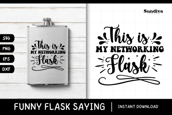 Funny Flask Quotes SVG Alcohol Saying 4 Review