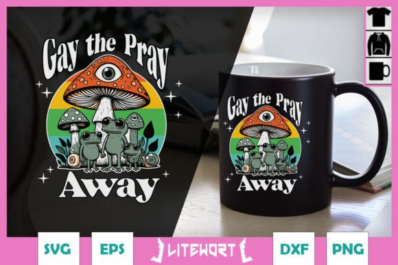 Gay the Pray Away Funny Gay Frog SVG Review