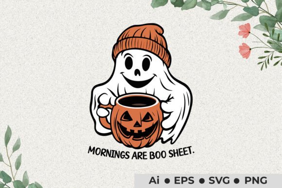 Mornings Are Boo Sheet Halloween SVG Review