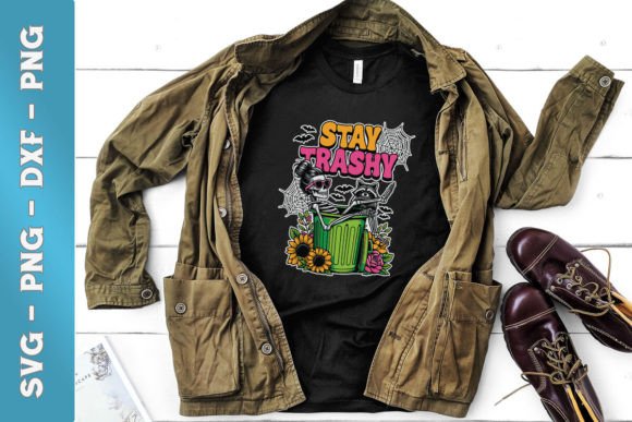 Stay Trashy Funny Racoon Halloween SVG Review