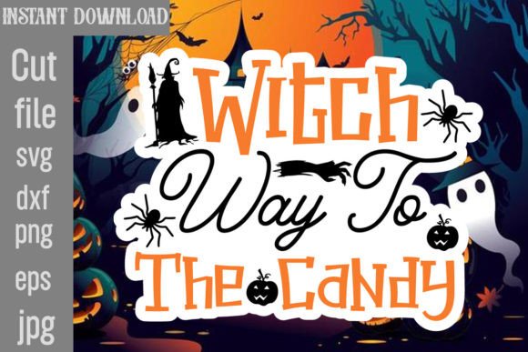 Witch Way to the Candy SVG Cut File Review
