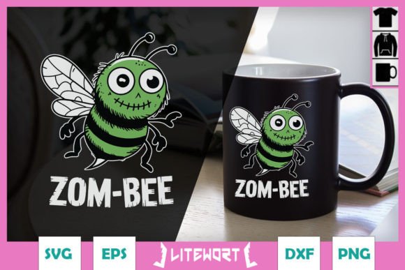 Zom-BeeHalloween Funny Zombie Bee SVG Review